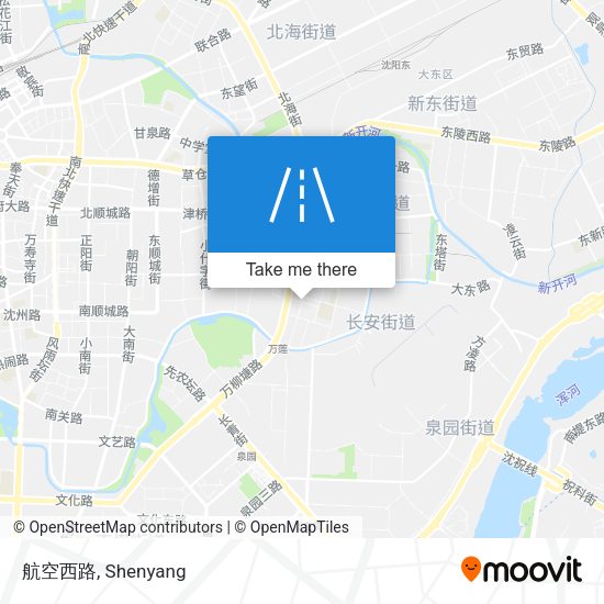 航空西路 map