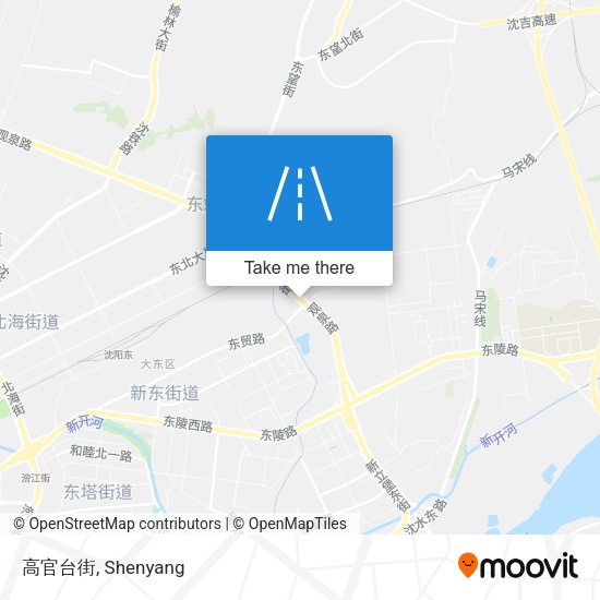 高官台街 map