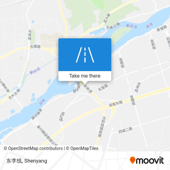 东李线 map