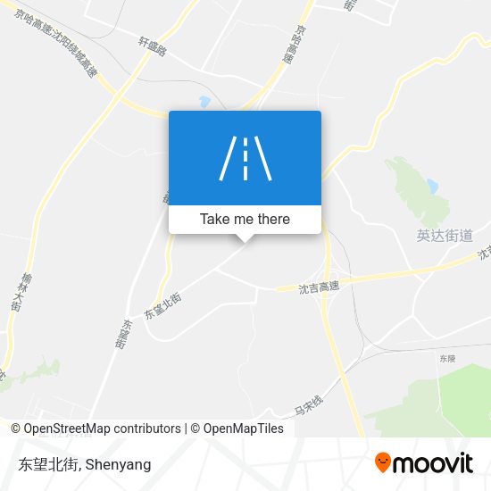 东望北街 map