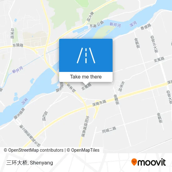 三环大桥 map