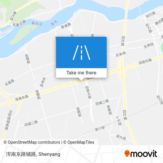 浑南东路辅路 map