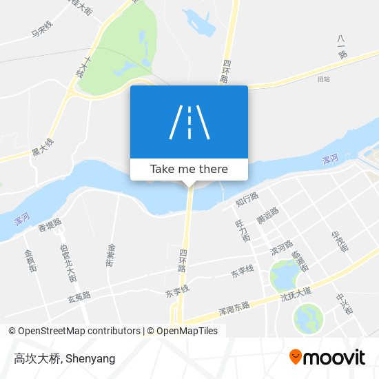 高坎大桥 map