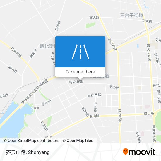齐云山路 map