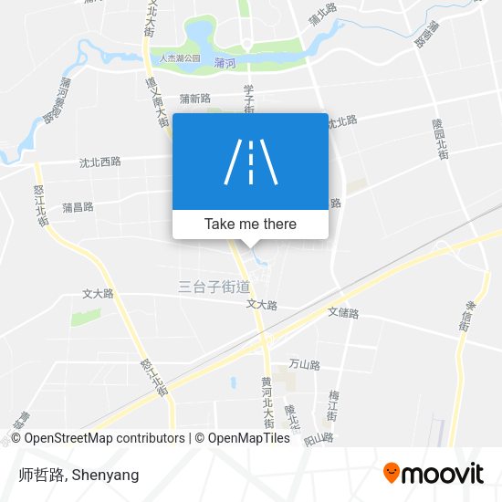 师哲路 map