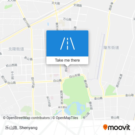 乐山路 map