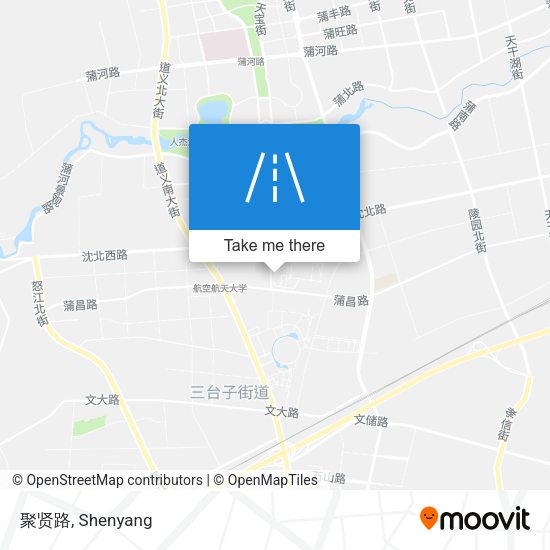 聚贤路 map
