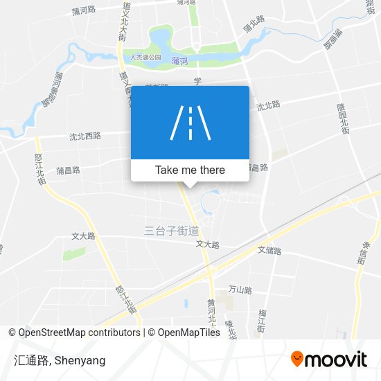汇通路 map
