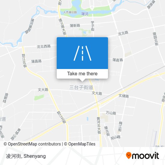 凌河街 map