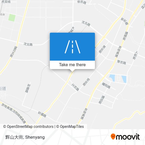 辉山大街 map