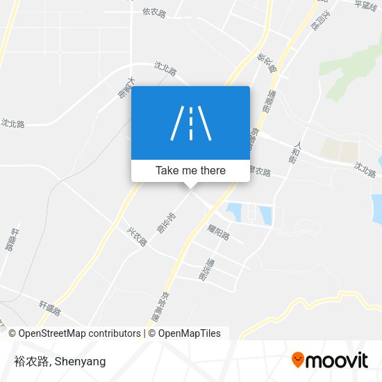 裕农路 map