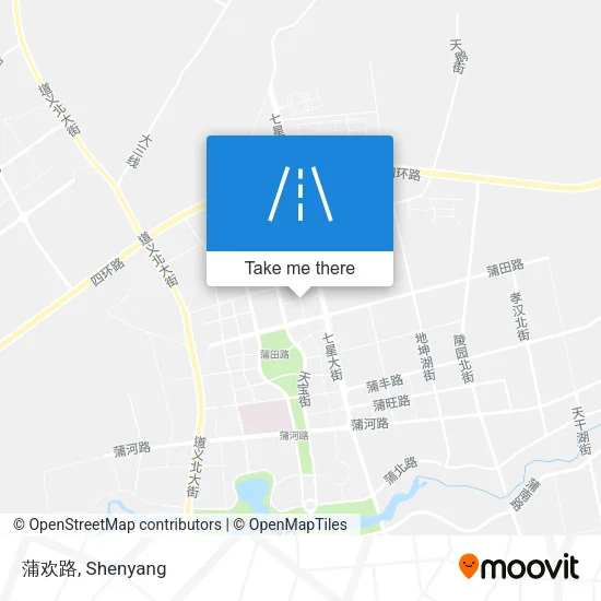 蒲欢路 map