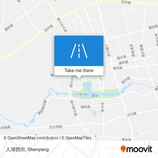 人湖西街 map