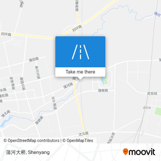 蒲河大桥 map