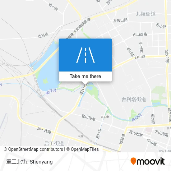 重工北街 map