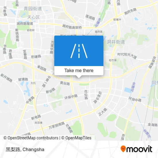 黑梨路 map