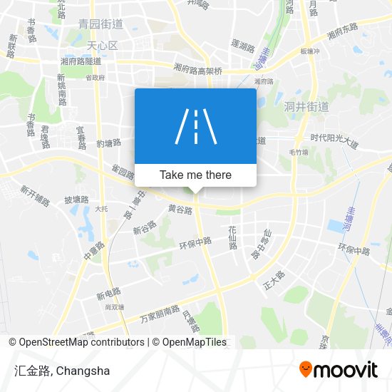 汇金路 map