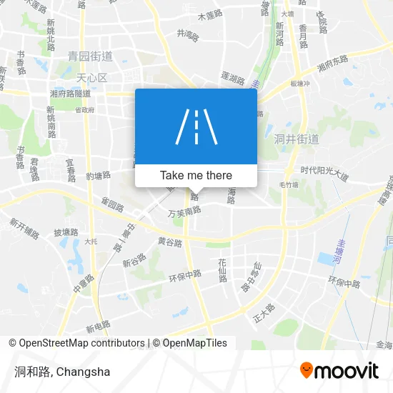 洞和路 map