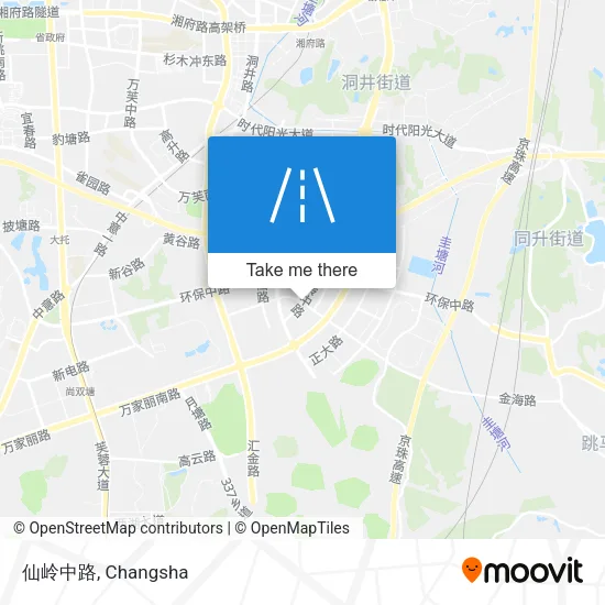 仙岭中路 map