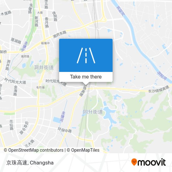 京珠高速 map