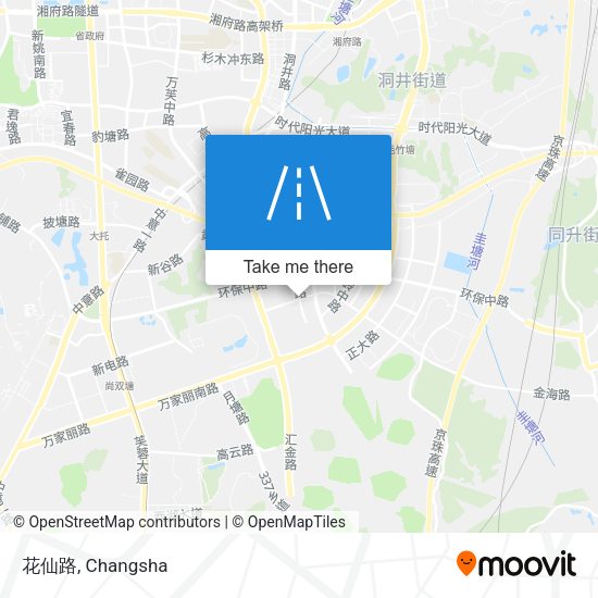 花仙路 map