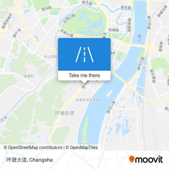 坪塘大道 map