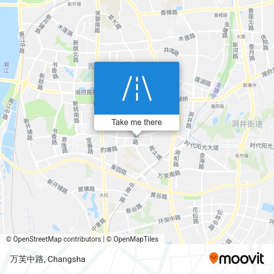 万芙中路 map