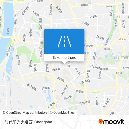 时代阳光大道西 map