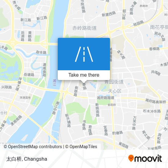 太白桥 map