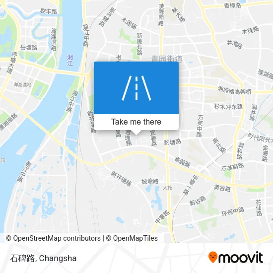 石碑路 map