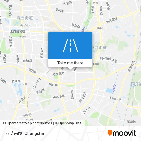 万芙南路 map