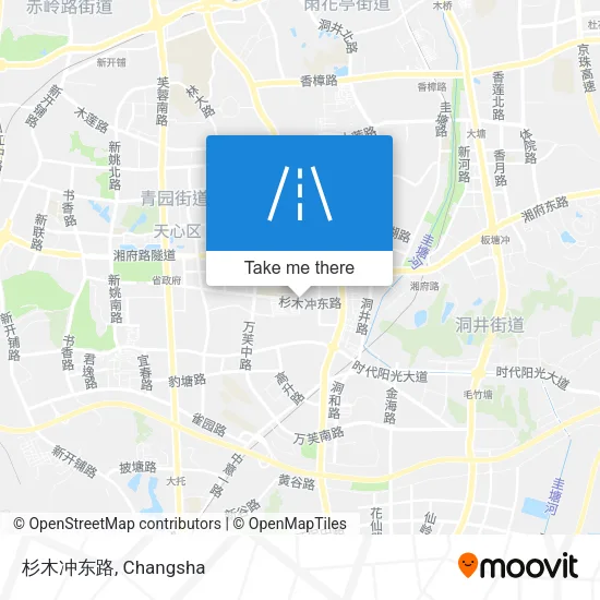 杉木冲东路 map