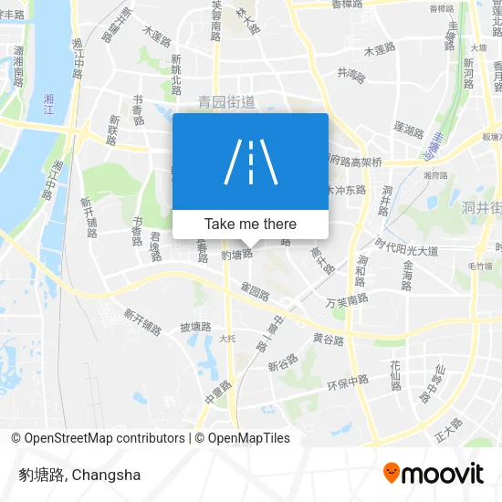 豹塘路 map