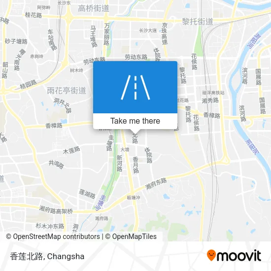 香莲北路 map