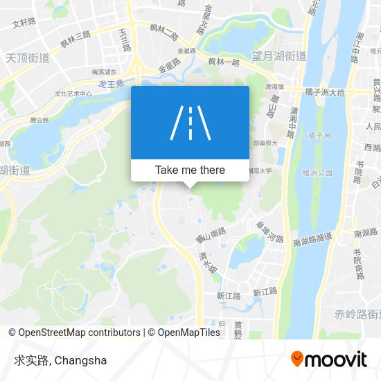 求实路 map