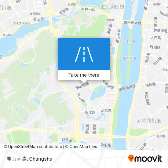麓山南路 map