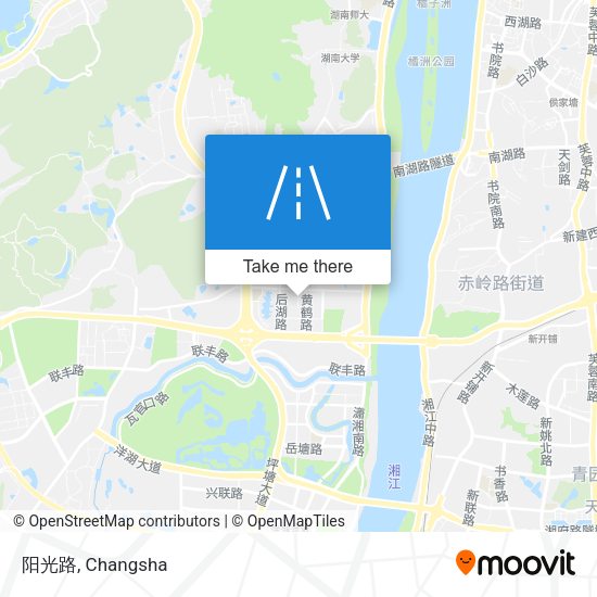 阳光路 map