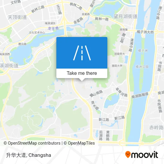 升华大道 map