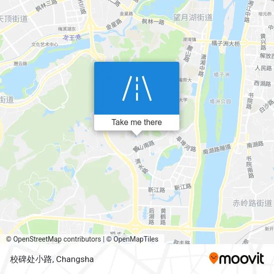 校碑处小路 map
