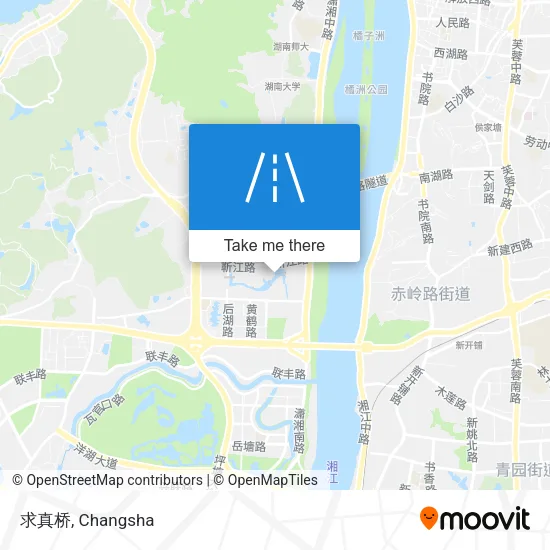 求真桥 map
