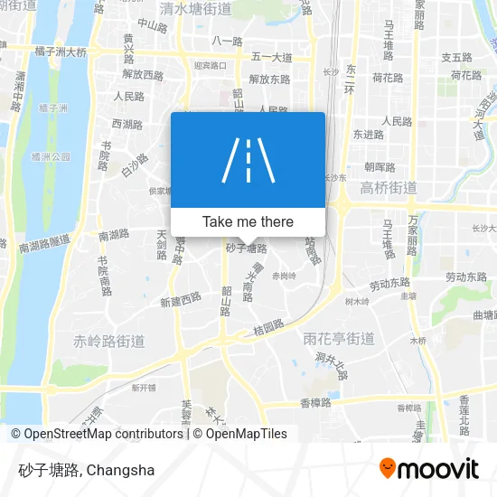 砂子塘路 map