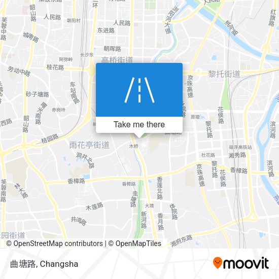 曲塘路 map