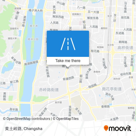 黄土岭路 map