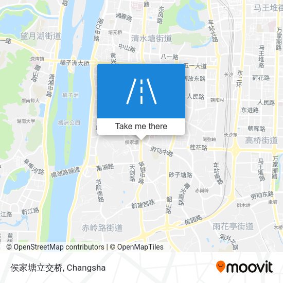 侯家塘立交桥 map