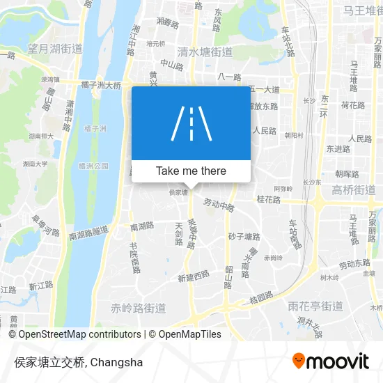 侯家塘立交桥 map