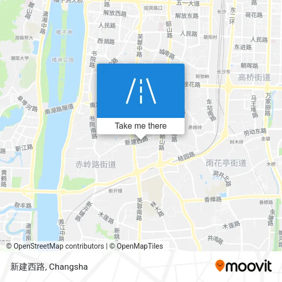 新建西路 map