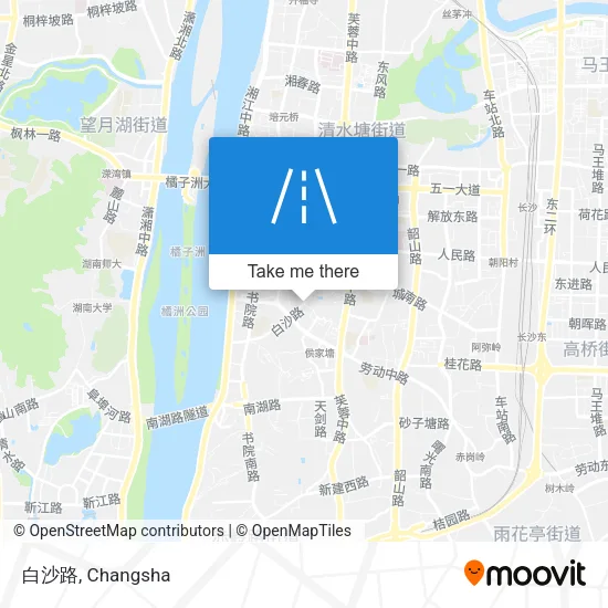 白沙路 map