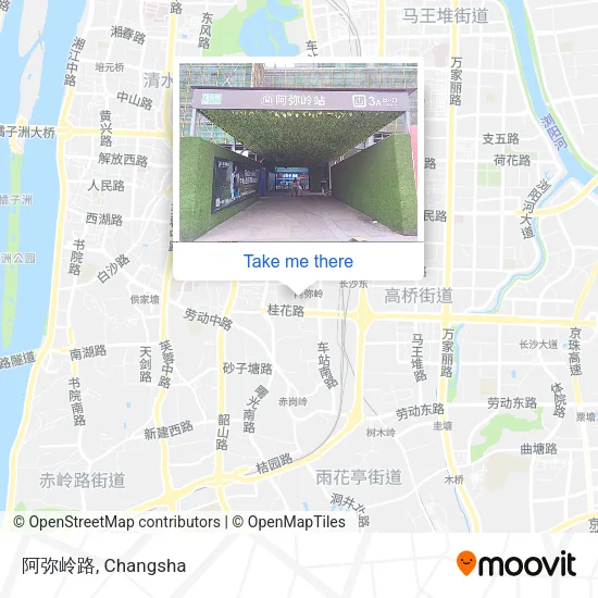 阿弥岭路 map
