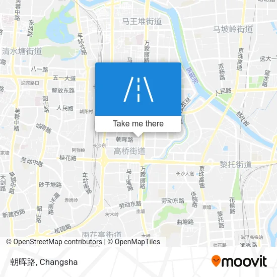 朝晖路 map