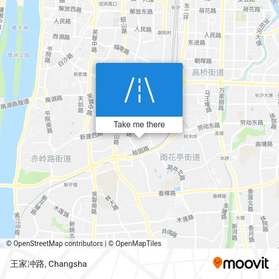 王家冲路 map